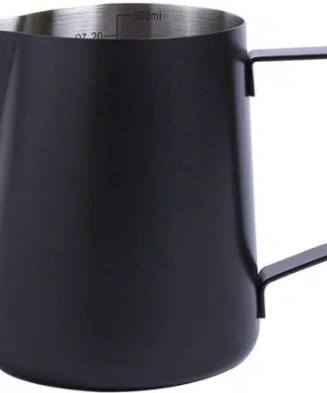 Joefrex melkkan 350ml, zwart